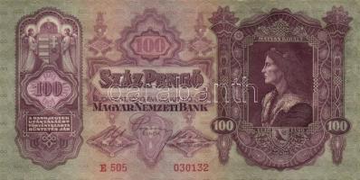 1930. 100P (3x) egymás utáni sorszámmal T:I-