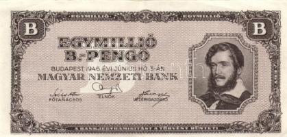 1946. 1.000.000BP (4x) egyikük vágáshibás T:II