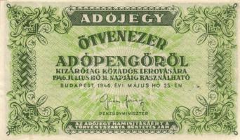 1946. 50.000AP (4x) T:I-,II