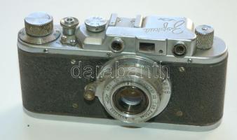 Zorki típusú szovjet fényképezőgép 3,5-ös fényerősség megviselt állapotban / USSR photo camera