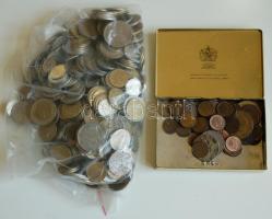 Franciaország / Hollandia 2kg súlyban vegyes forgalmi pénzek T:vegyes France / Netherlands mixed coins, all 2kg C:mixed