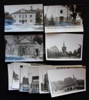 1960-1970 65db budapesti és vidéki városrészeket és épületeket ábrázoló fekete-fehér fotó /
65 photo...