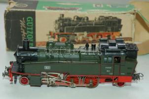 Gützold BR75 G16 típusú vasút modell mozdony eredeti dobozában hibátlan állapotban / Railroad model