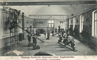 Nagybecskerek Girl seminary, gym class