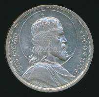 1938. 5P Ag "Szent István" T:2- ph