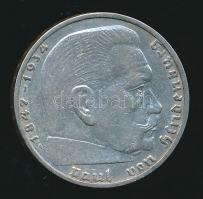 Német 3. Birodalom 1937A 2M Ag "Hindenburg" T:2
German Third Reich 1937A 2 Marks Ag "...