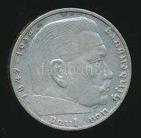 Német 3. Birodalom 1938A 2M Ag "Hindenburg" T:2-
German Third Reich 1938A 2 Marks Ag &quot...