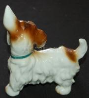Festett porcelán kutya figura /
Chinaware dog figure 13cm
