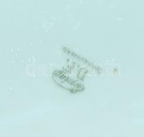 Apró virágokkal díszített aranyozott jelzett Epiag porcelán leveses tál /
Epiag chinaware soup bowl ...