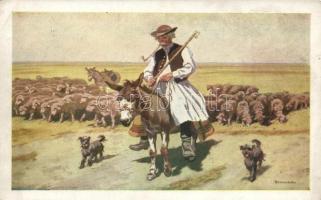 Hungarian folklore, shepherds s: Benyovszky I.: Homeward (EK)