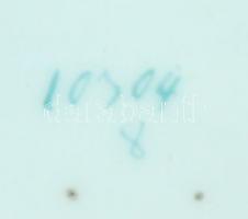 cca 1860 Virágokkal díszített sorszámozott jelzett Loket Elbogen porcelán leves tál hibátlan állapot...