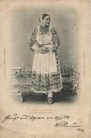 1899 Folklore, Croatian national costume (wet damage)