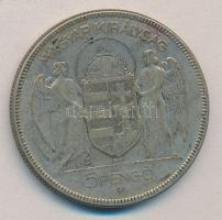 1930. 5P Ag "Horthy jobbra" T:3