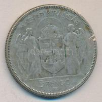 1930. 5P Ag "Horthy jobbra" T:3