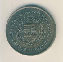 Fritz Mihály (1947-) 1989. "MÉE Székesfehérvár / Albert király" Br emlékérem (d=42mm) T:1-