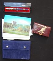 Kis bolha tétel: 42 db ausztrál postatiszta díjjegyes képeslap nevezetességekkel szép plüsstokban, 1...