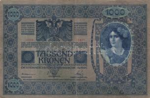 Vegyes bankjegy tétel: 1902-1932. 50f + 50P (2x) + 50K (2x) román felülbélyegzéssel + 100K (2x) + 10...