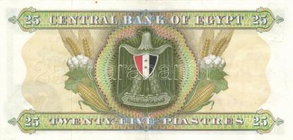 Külföldi bankjegy tétel: Egyiptom 5P, 25P (2x), 1Ł + Indonézia 1984. 100R + Szingapúr 1976. 1$ T:veg...