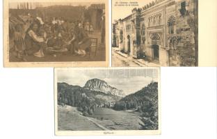 22 db vegyes régi képeslap, nagyrészt városképek, jó minőség