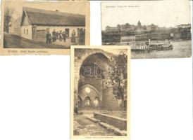 22 db vegyes régi képeslap, nagyrészt városképek, jó minőség