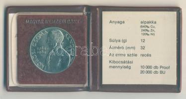 1984. 100Ft "Kőrösi Csoma Sándor" T:BU Eredeti tokban, tanúsítvánnyal!