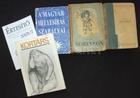 Vegyes bolha tétel: könyvek (köztük: A tanácstörvény magyarázata 1976-ból, Boccaccio: Dekameron stb....