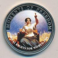 Libéria 2001. 10$ "Szabadság pillanatai-Női egyenjogúság 1866" multicolor T:PP tanúsítvánn...