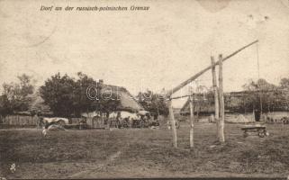 Military WWI village on the Polish-Russian border