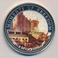 Libéria 2001. 10$ "Szabadság pillanatai-Francia forradalom 1789." multicolor T:PP tanúsítv...