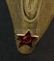 Szovjet katonai sapka sarló-kalapácsos vörös csillaggal /
Sovjet military cap