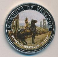 Libéria 2001. 10$ "Szabadság pillanatai-Spartacus rabszolgafelkelés Kr.e. 73-71" multicolo...