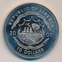 Libéria 2001. 10$ "Szabadság pillanatai-Gandhi 1869-1948." multicolor T:PP tanúsítvánnyal Liberia 2001. 10 Dollars "Moments of Freedom-Gandhi's life 1869-1948." multicolor C:PP with certificate