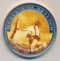 Libéria 2001. 10$ "Szabadság pillanatai-Spanyol polgárháború 1936/37." multicolor T:PP tan...