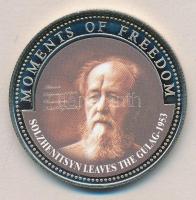 Libéria 2001. 10$ "Szabadság pillanatai-Alekszander Szolzsenyicin 1953." multicolor T:PP t...