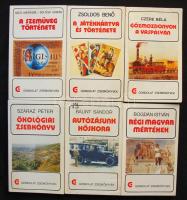 Gondolat Zsebkönyvek (8db): Ökológiai zsebkönyv, Régi magyar mértékek, Az ókor világcsodái, Kis magy...