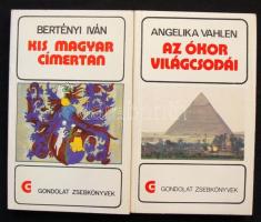 Gondolat Zsebkönyvek (8db): Ökológiai zsebkönyv, Régi magyar mértékek, Az ókor világcsodái, Kis magy...
