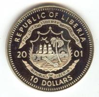 Libéria 2001. 10$ "Szabadság pillanatai-Tell Vilmos 14. század." multicolor T:PP tanúsítvá...