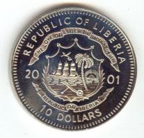 Libéria 2001. 10$ "Szabadság pillanatai-Az ENSZ megalapítása 1945." multicolor T:PP tanúsí...