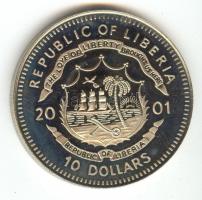 Libéria 2001. 10$ "Szabadság pillanatai-A tudomány szabadsága 16-17. század." multicolor T...