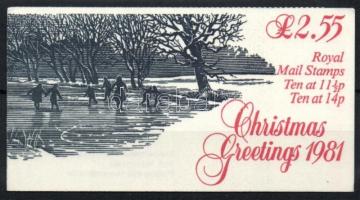 Christmas stamp-booklet, Karácsony bélyegfüzet, Weihnachten Markenheftchen