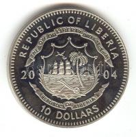 Libéria 2004. 10$ "Szabadság pillanatai-Simón Bolívar felszabadító harca 1819." multicolor...