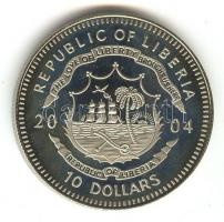Libéria 2004. 10$ "Szabadság pillanatai-Jean d´Arc 1429." multicolor T:PP tanúsítvánnyal
L...