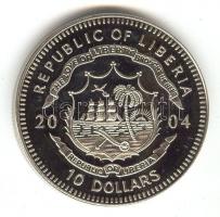 Libéria 2004. 10$ "Szabadság pillanatai-Ceausescu diktatúrájának bukása 1989." multicolor ...