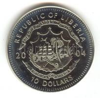 Libéria 2004. 10$ "Szabadság pillanatai-Mózes kivezeti népét Egyiptomból i.e. 1250." multi...