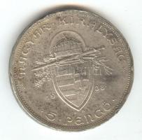 1938. 5P Ag Szent István T:2-,3 ph., ütésnyom