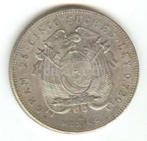 Ecuador 1943. 5S Ag T:2- Ecuador 1943. 5 Sucres Ag C:VF