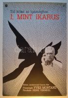 Túl közel az igazsághoz; I mint Ikarus, nagyméretű színes filmplakát a 70-es évekből