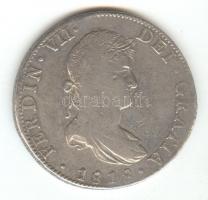 Mexikó/spanyol kolónia/Mexikóváros 1818JJ 8R Ag "VII. Ferdinánd" T:3
Mexico/Spanish Colony...