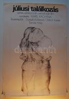 Júliusi találkozás nagyméretű filmplakát a 70-es évekből