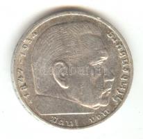 Német 3. Birodalom 1937A 2M Ag "Hindenburg" T:2
German Third Reich 1937A 2 Marks Ag "...